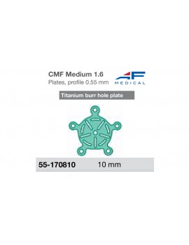 titanium burr hole plate 1.5 10mm