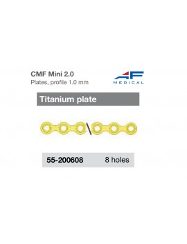 Mini titanium plate 8 holes