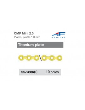 Mini titanium plate 10 holes