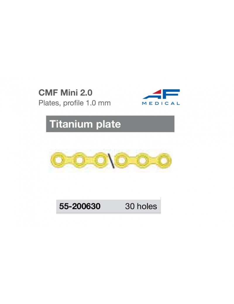 Mini titanium plate 30 holes