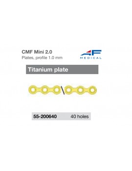 Mini titanium plate 40 holes