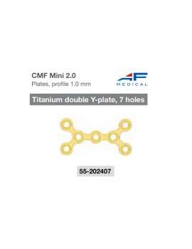 Mini titanium plate Double Y 7 holes