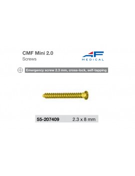 Titanium mini screw cross lock self tapping emergency 9mm