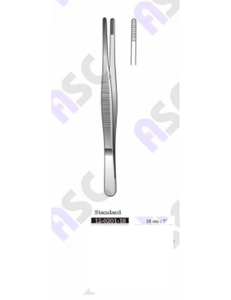 standard dressing forceps 18cm