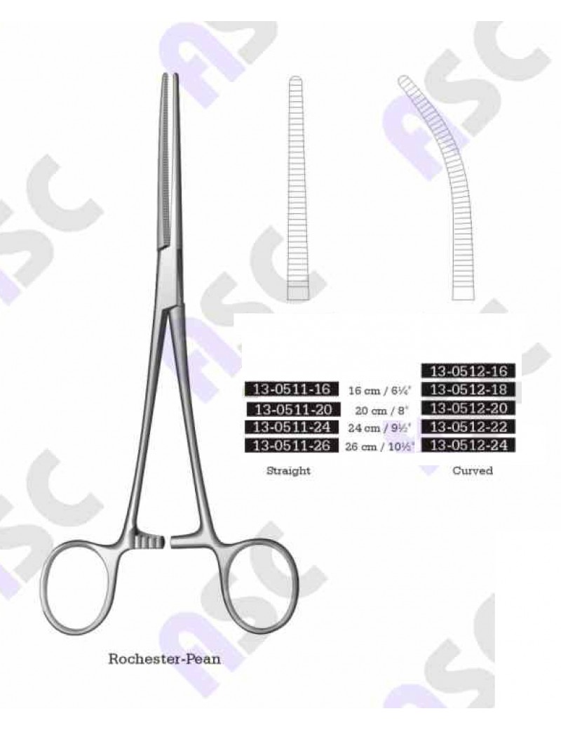 Straight arterial 16 cm