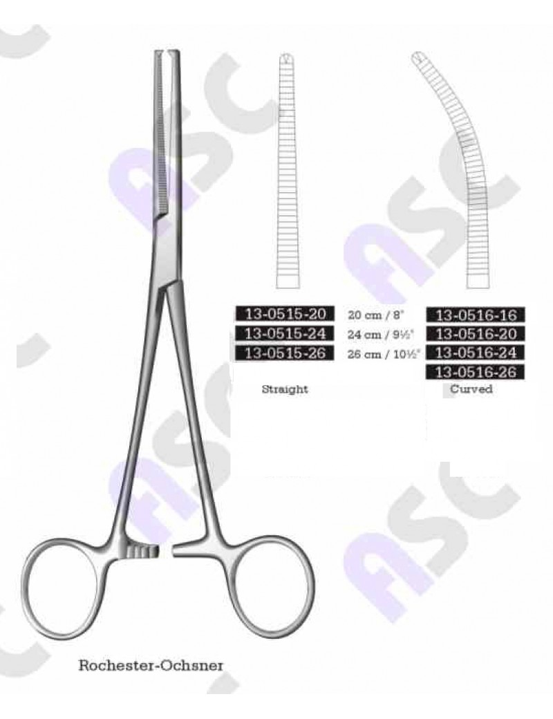 kocher forceps 26cm Straight