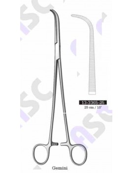 Gemini forceps right angle 25 cm