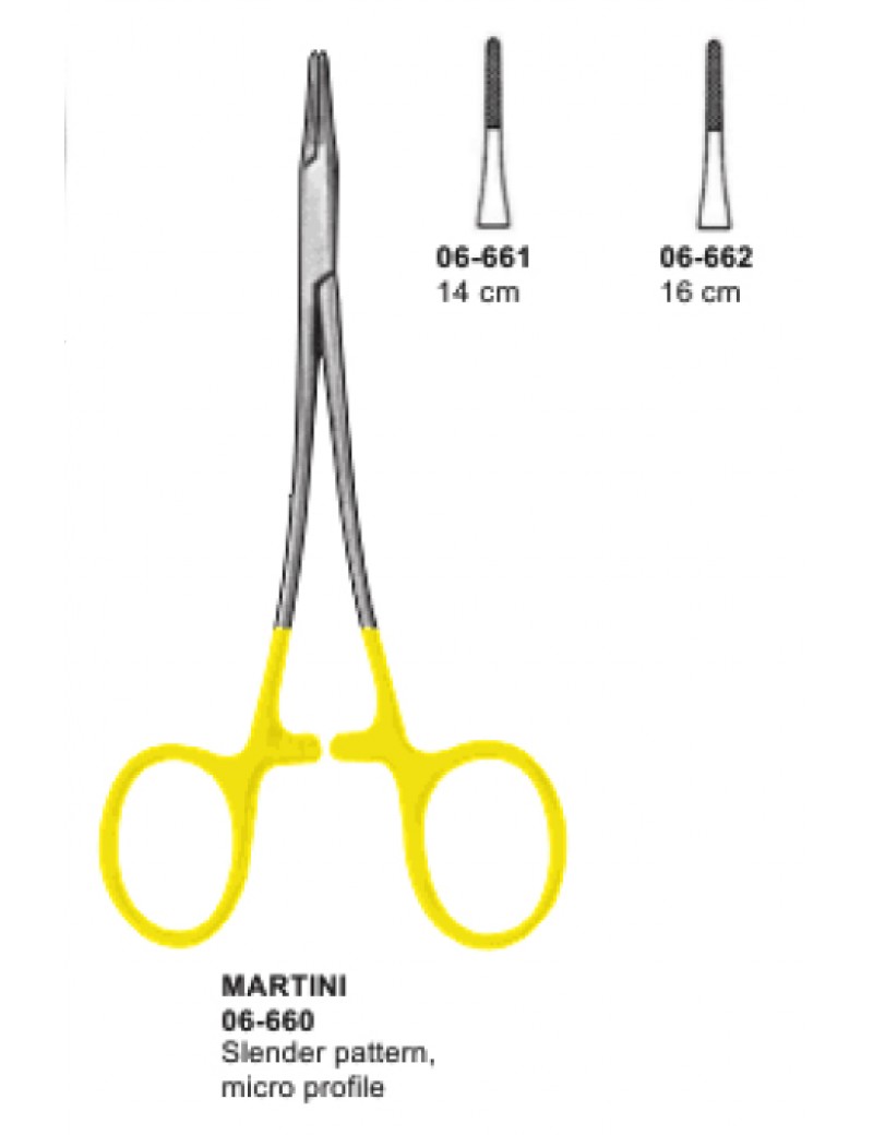 Wasons martini needle holder 14cm
