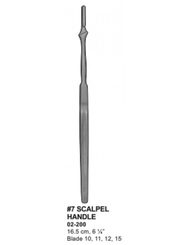 Wasons scalpel handle long 7