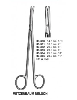 Wasons Metzenbaum scissor nelson 14.5cm