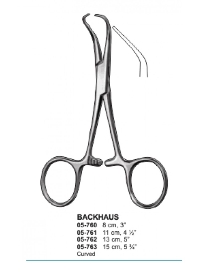 Wasons Backhaus Towel Clamp 8cm