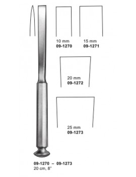 Wasons osteotome steel 20cm 10mm