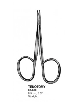 Wasons straight iris tenotomy scissor