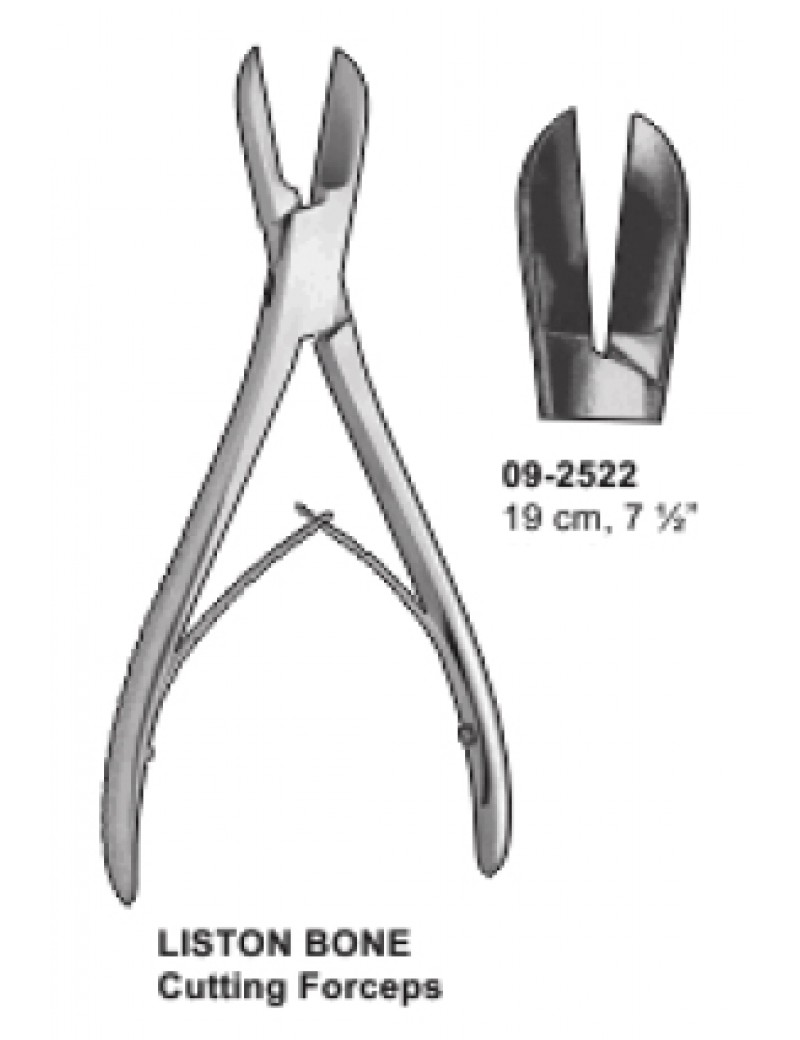 Wasons liston bone cutting forceps 19cm